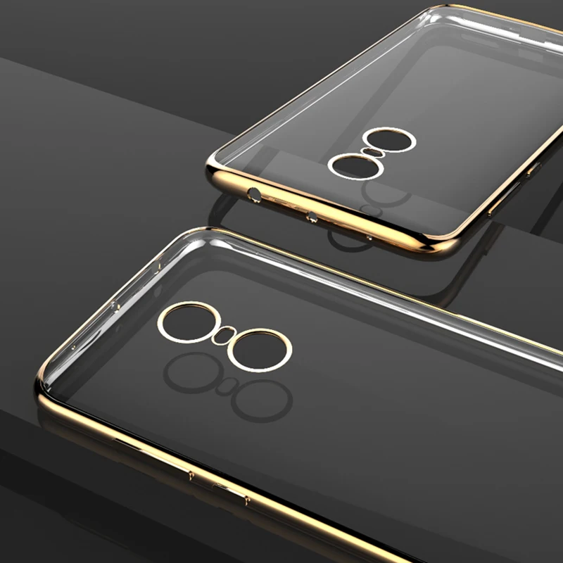 Чехол для Xiaomi Redmi 5 Plus Роскошный чехол из ТПУ с лазерным покрытием Xiomi Redmi5 мягкий