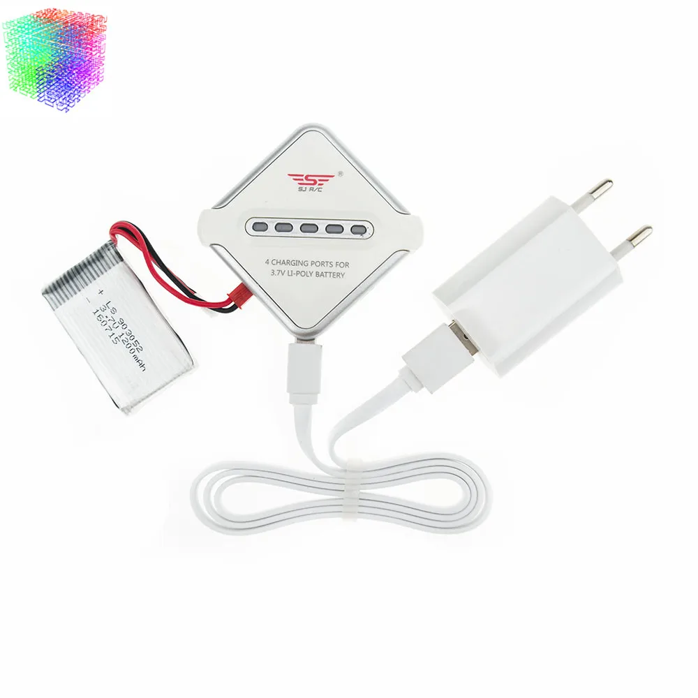 Литий полимерный аккумулятор Syma rc 3 7 в 1200 мАч и зарядное устройство USB со штекером