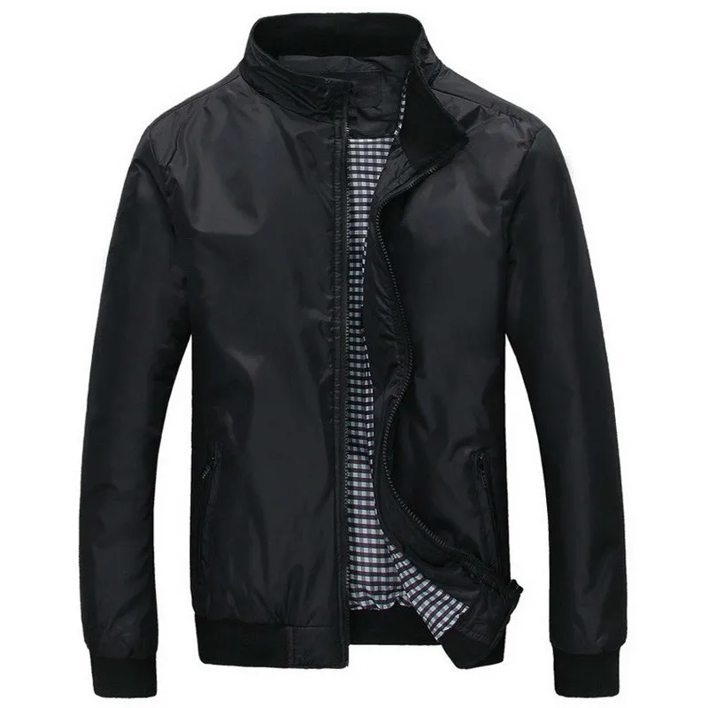 Модная мужская куртка новинка 2018 весенняя деловая повседневная брендовая одежда
