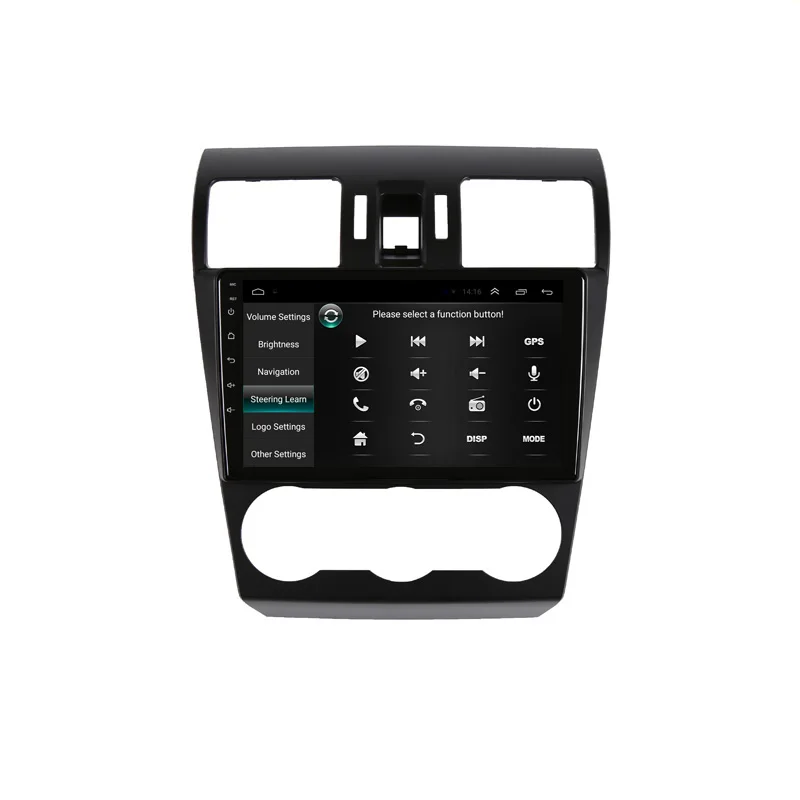 9 &quotAndroid автомобильный DVD мультимедийный плеер gps для Subaru Forester XV WRX 2013 2018 аудио