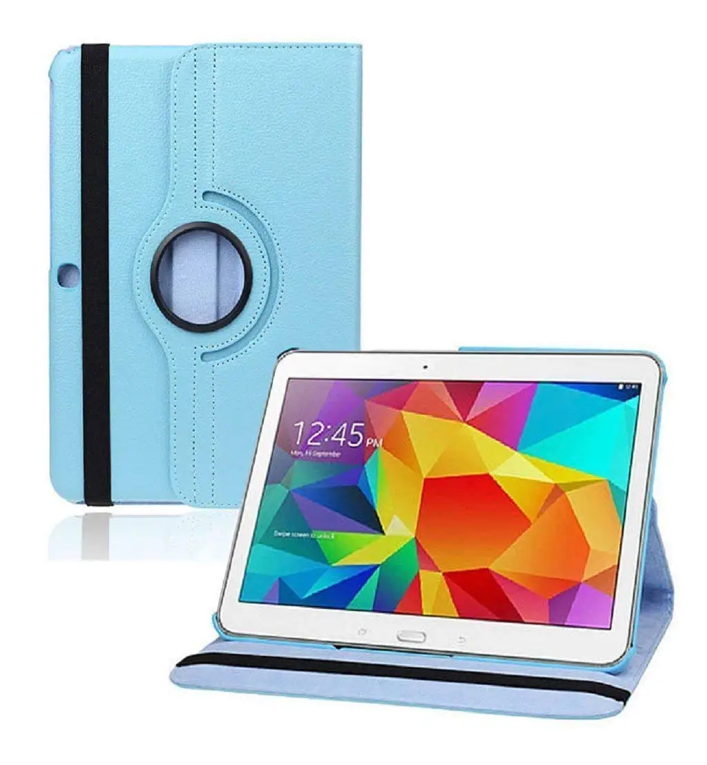 Чехол для Samsung Galaxy Tab 4 10 1 T530 T531 T535 планшет PU кожаный смарт-чехол 360 Вращающийся