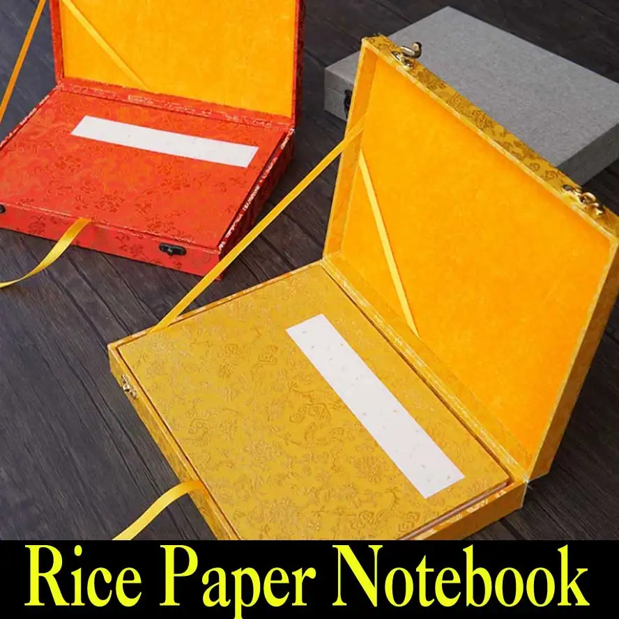 Chinese Rice Paper Notebook Folded Xuan Paper book for Painting Calligraphy Art Painting Supplies Set