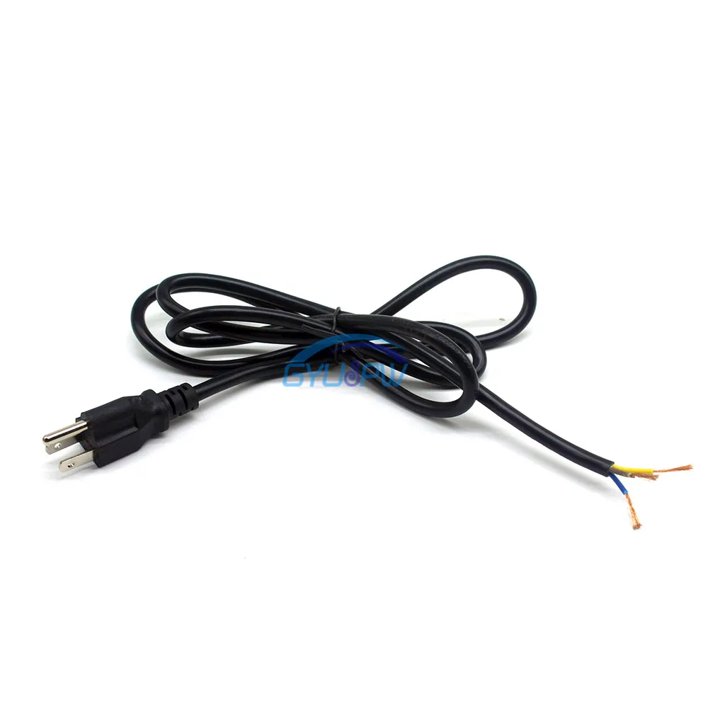 Электрический кабель с вилкой Стандарта США 1,5 м 250 В 18AWG 17AWG 15AWG 13AWG провода переменного тока, кабели и кабельные сборки для источника питания
