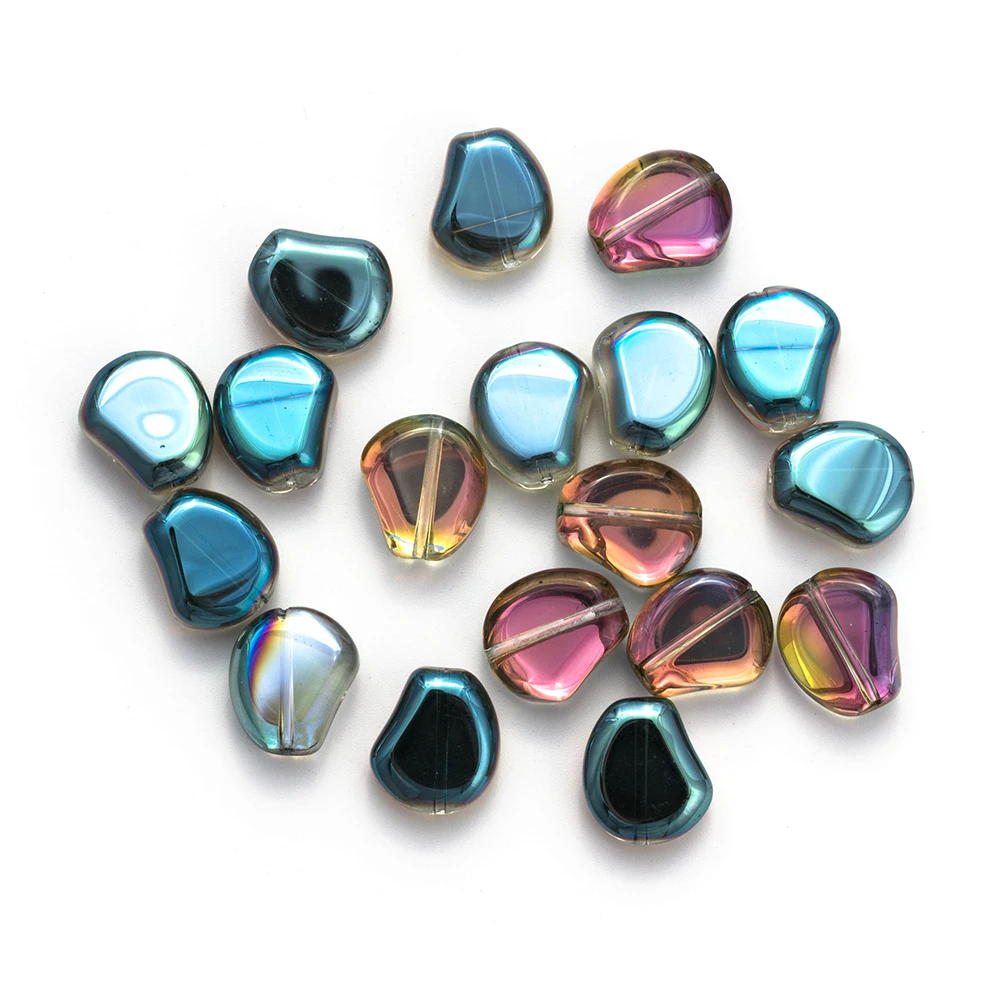 MEIBEADS, 20 шт./лот, 13*15 мм, цветные Кристальные бусины неправильной формы чечевицы, аксессуары для браслетов, сделай сам, изготовление ювелирных изделий EY6066