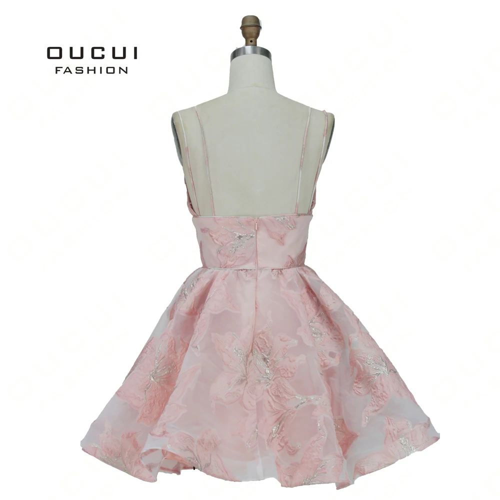 Короткие платья для выпускного вечера романтическое Розовое Бальное Платье с