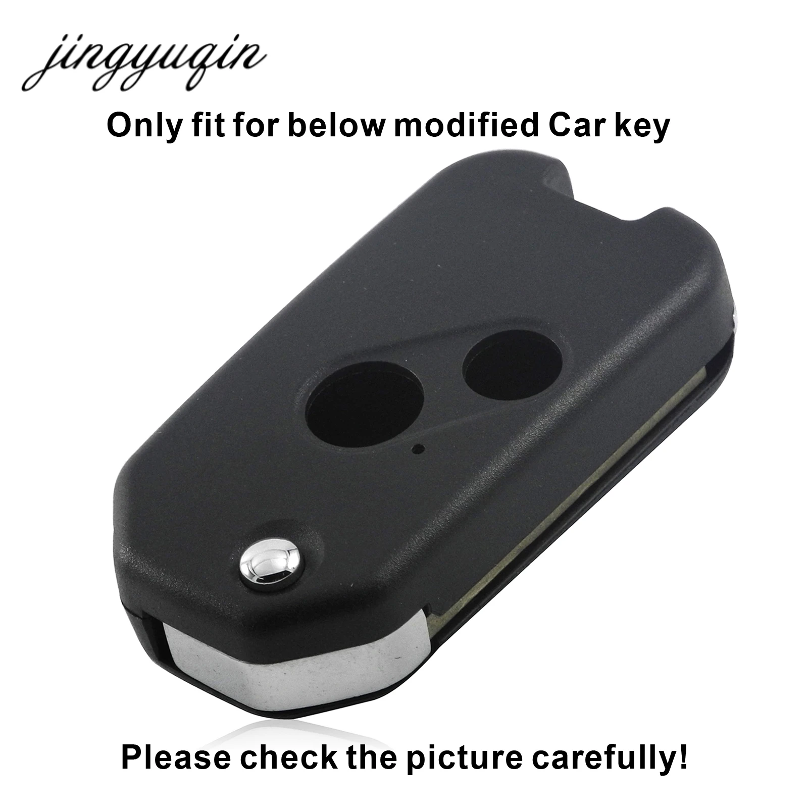 Кожаный чехол jingyuqin для Honda Accord CRV odysey 2 кнопки откидной складной с дистанционным