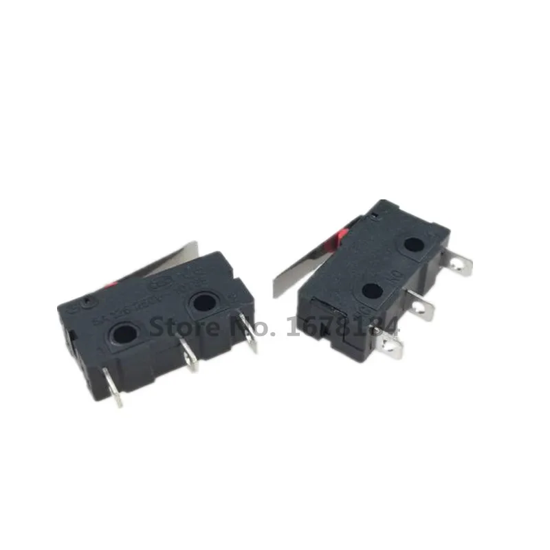 100 шт./лот концевой выключатель 3 Pin N/O N/C высокое качество все новые 5A 250VAC KW11 3Z микро