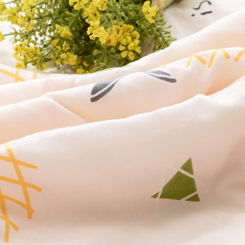 100% одеяло из полиэстера с принтом постельные принадлежности летнее кондиционер