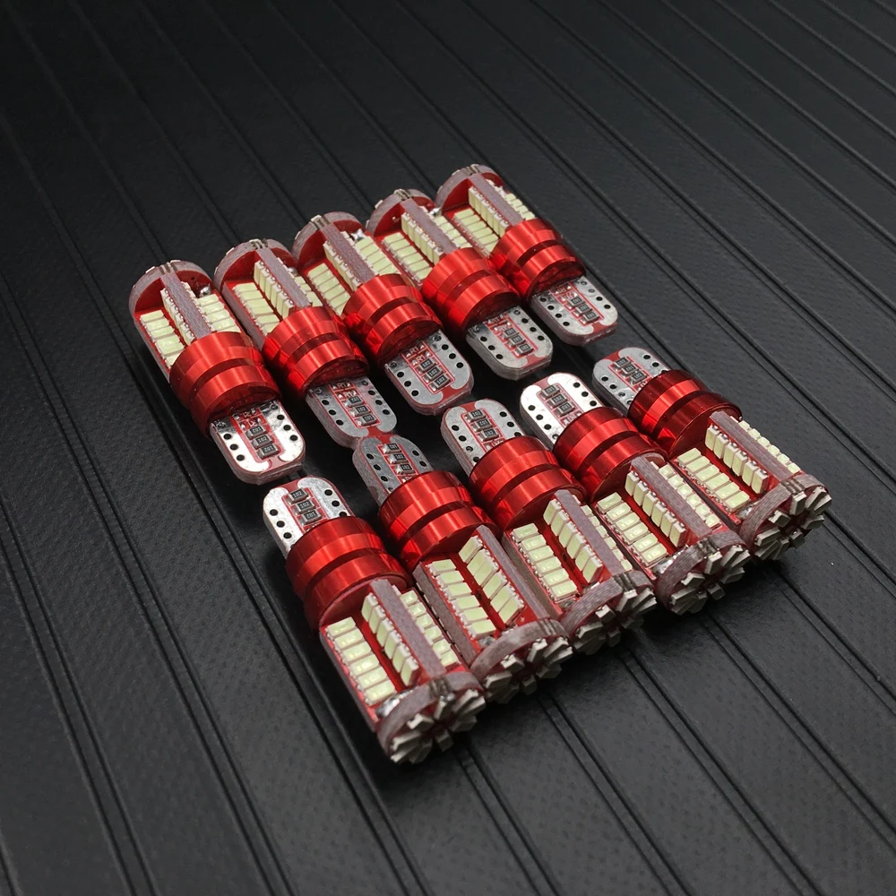 Супер яркий Canbus T10 194 168 W5W 3014 57 светодиодный SMD 2 Вт автомобильный боковой Клин Авто