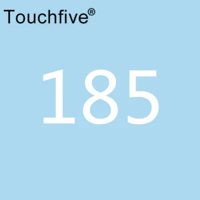 185 TOUCHFIVE дополнительный цвет двойная головка художественные маркеры Кисть ручка на спиртовой основе эскизные маркеры манга ручки для рисования товары для рукоделия - Цвет: 185