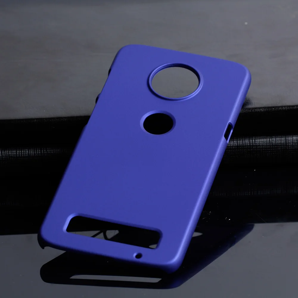 Матовый пластиковый чехол для Moto Z3 Play Motorola задняя крышка телефона|Бамперы| |