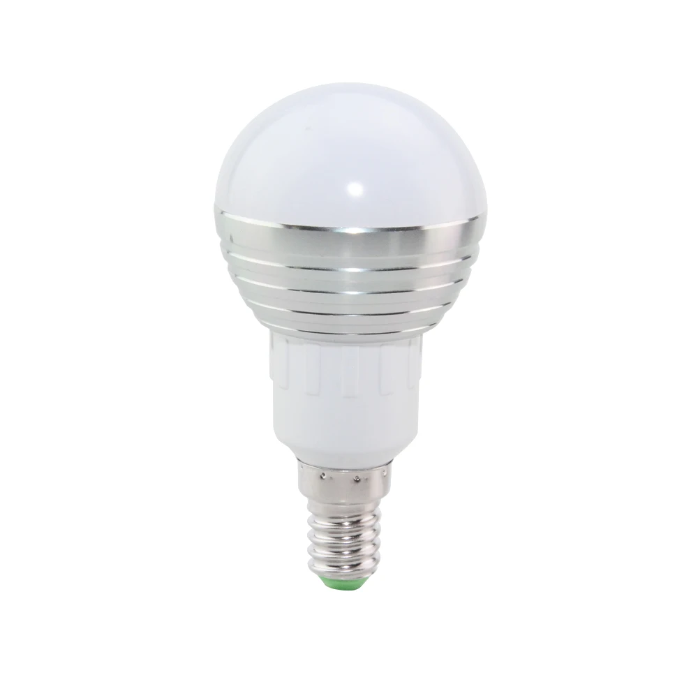 Светодиодная лампа E27/E14 RGB 5 Вт 16 цветов 110В 220 В 24 клавиши с дистанционным