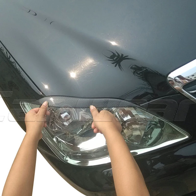 2004 2008 для Toyota Crown углеродное волокно фары бровей век крышка|for toyota|carbon fibertoyota crown |