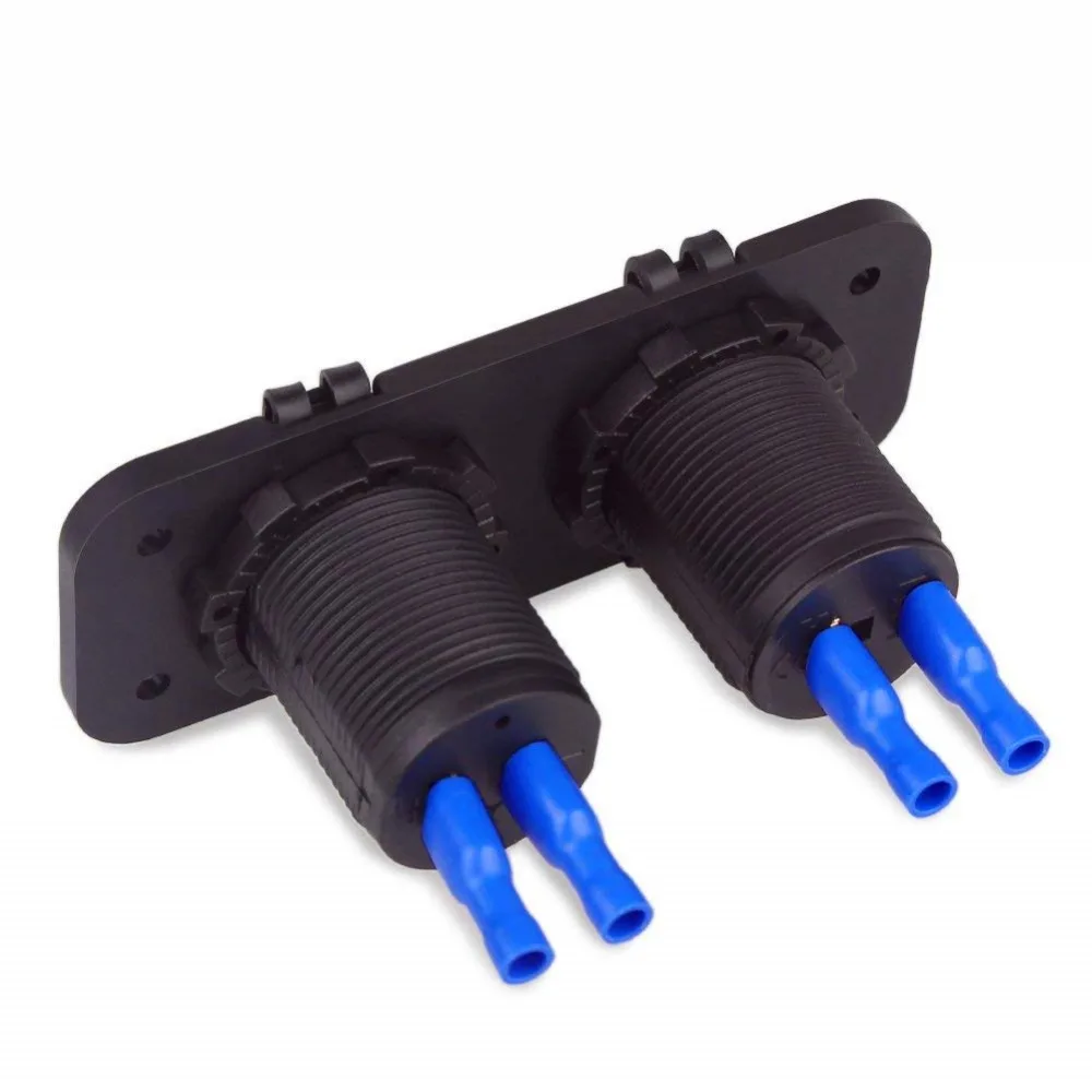 Автомобильное зарядное устройство с 2 отверстиями 3 1 А USB 12 В|Переключатели и