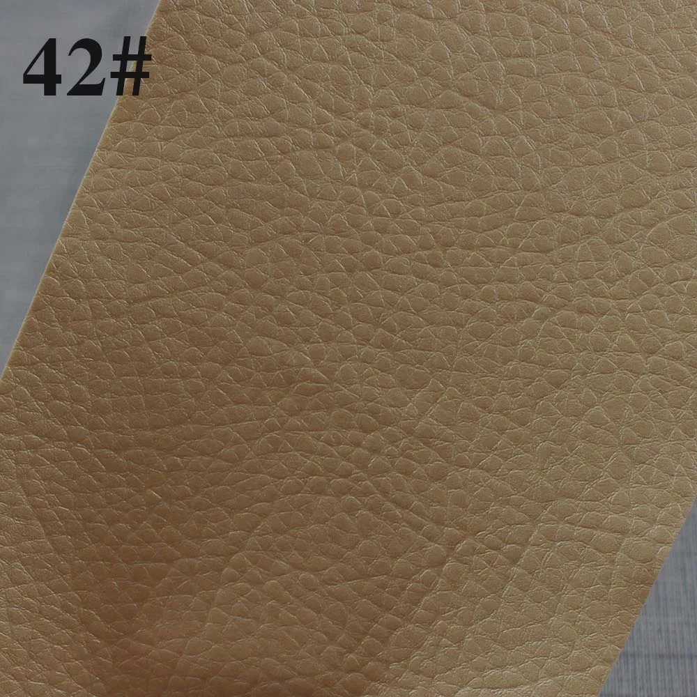 NO.42 Light gold 1 шт. из ПУ фабричной кожи самоклеящаяся патчи кожа дивана с автомобильным сиденьем ремонт наклейки-заплатки Скрап тканевые нашивки 10x20 см - Цвет: NO.42 Light gold