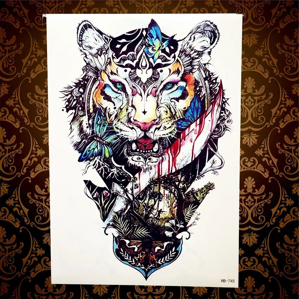 НОВЫЕ одноразовые золотые металлические наклейки для татуировки мужчин и женщин