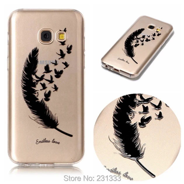 Мягкий чехол из ТПУ C-ku для Samsung Galaxy NOTE8 S7 EDGE S8 PLUS A3 2017 A5 J3 J5 J7 J310 J510 прозрачная кожа 1