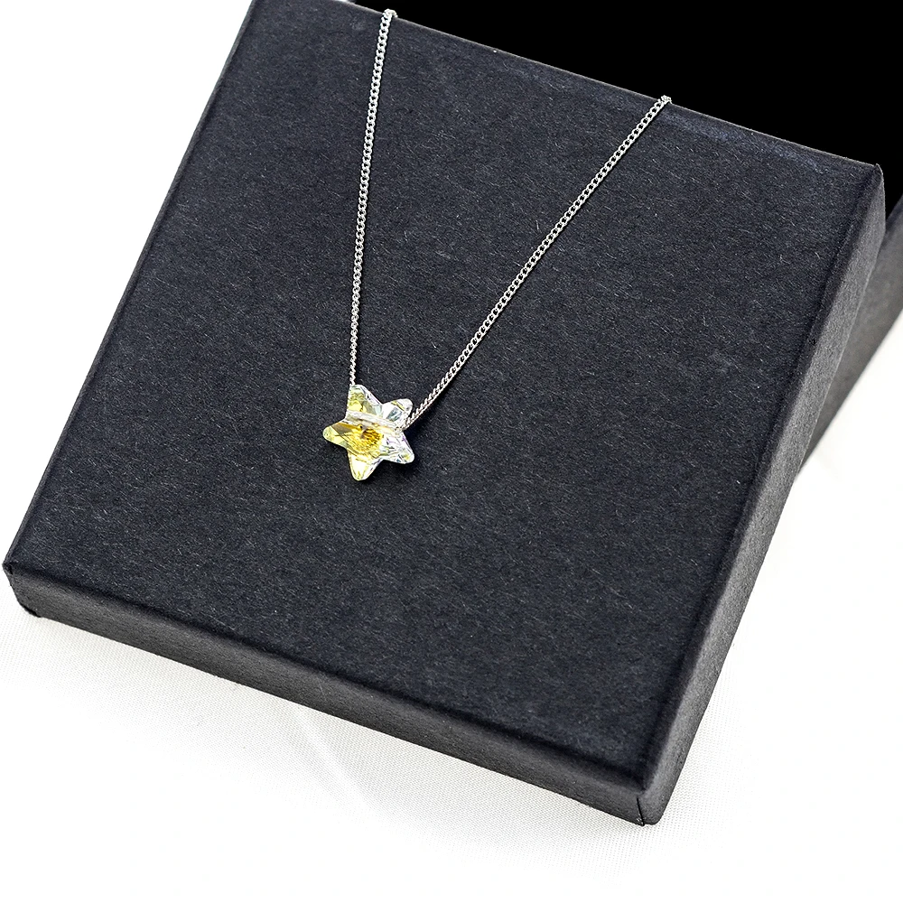 BAFFIN, простая звезда, бусы, ожерелья, подвески, кристаллы от Swarovski, серебряная цепочка, ожерелья для женщин, Офисная бижутерия