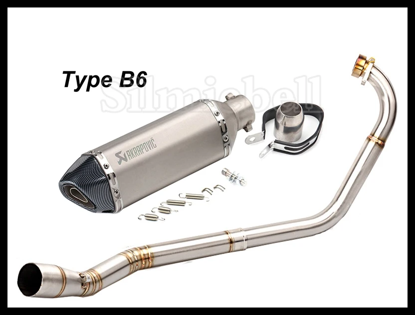 YZF R15 Akrapovic мотоцикл глушитель без шнуровки Escape Moto полная система звеньев трубы