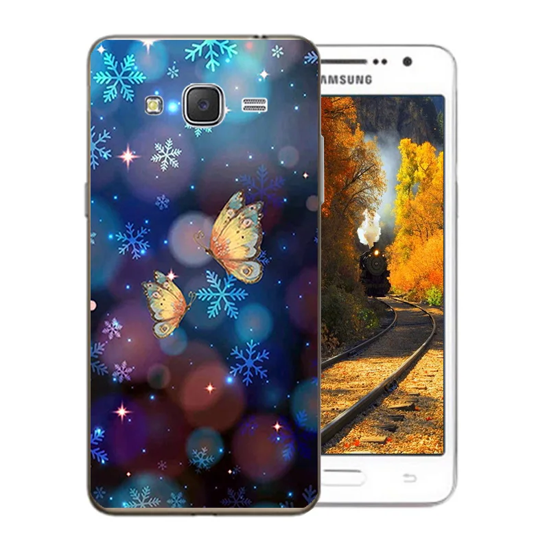 Чехол для Samsung Galaxy Grand Prime силиконовый чехол телефона из ТПУ с рисунком Merry X'MAS G530F