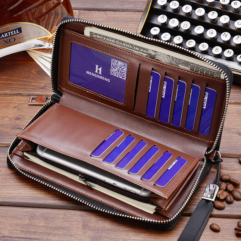 Брендовый Длинный кошелек Kangaroo из искусственной кожи мужская сумка модные