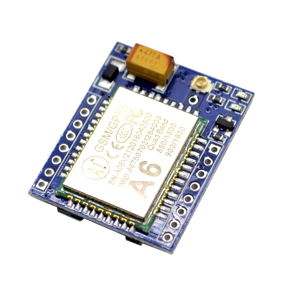 A6 Mini GPRS GSM модуль SMS плата разработки голоса Беспроводная передача данных Super SIM800L |
