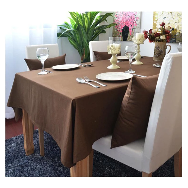 Хлопковая вязаная крючком скатерть для вечеринки Tischdecke прямоугольная каминная