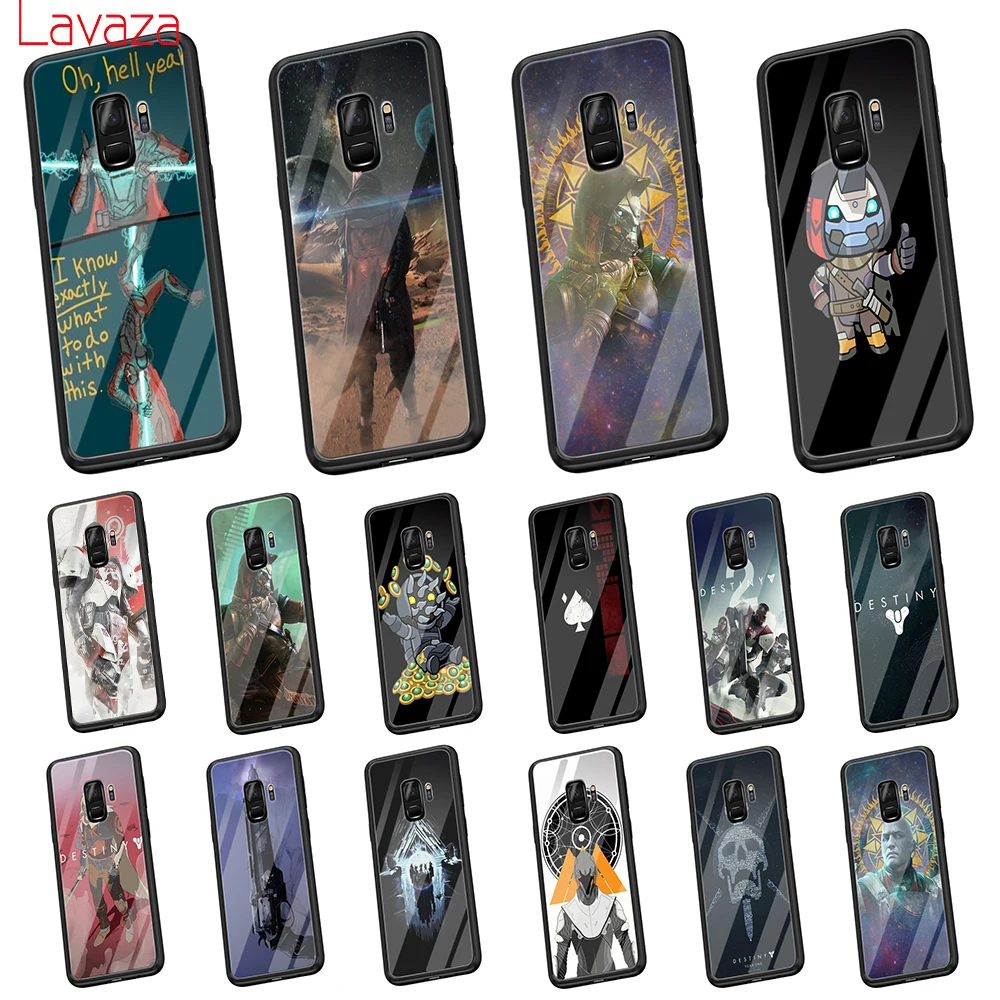 Lavaza Destiny 2 закаленное Стекло чехол для Samsung Galaxy S8 S9 S10 плюс S7 края Примечание 8 9 Мягкие TPU крышка