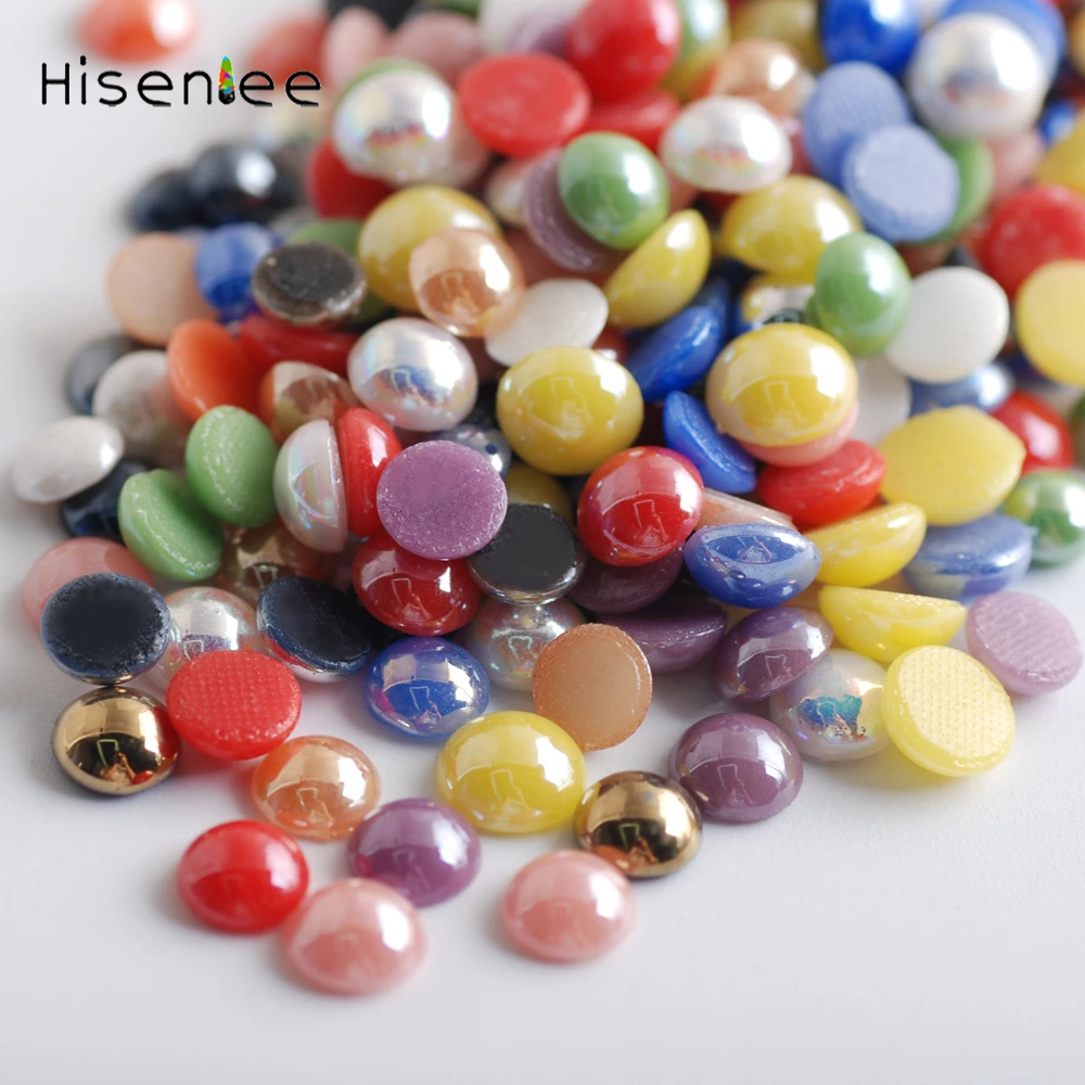 

3D Fashion Flat Bottom Semi-Circular Ceramic Hot Fix DIY Rhinestone Hot Mobile Phone Shell/Nail/Garment Handmade Accessories