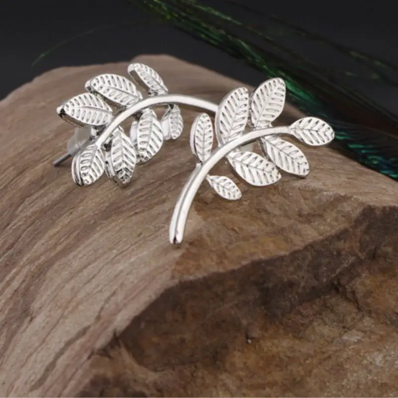 Женские серьги пусеты Oorbellen Винтажные в виде растений из акрила 2018|earrings earring|stud