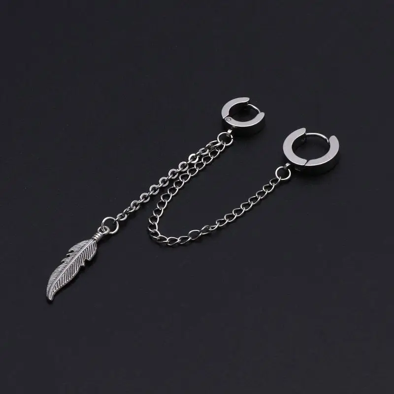 1 шт. серьги-подвески с двумя длинными цепочками | Украшения и аксессуары