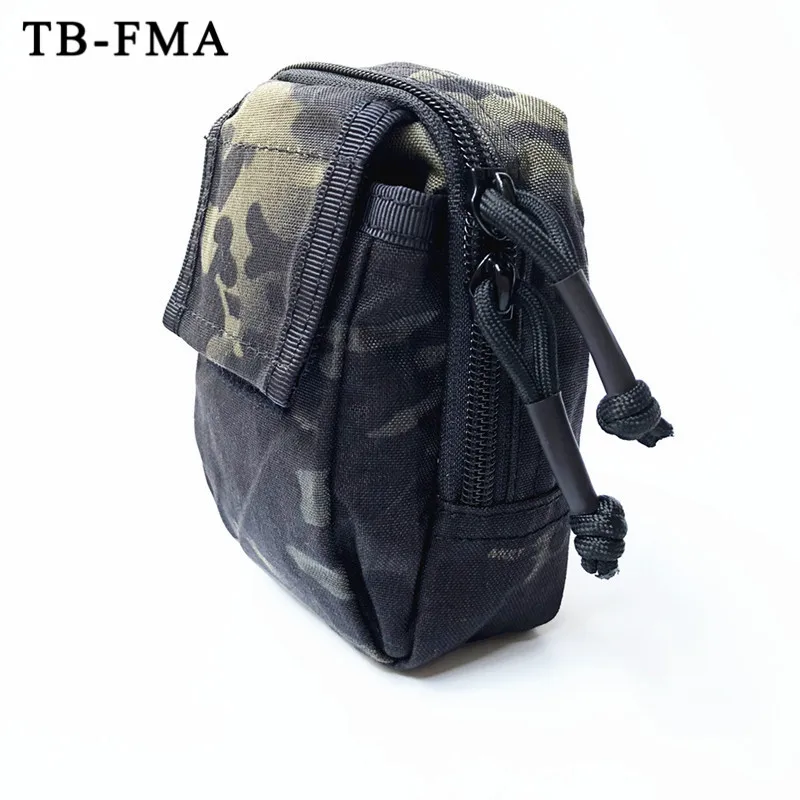 Новинка тактическая поясная сумка FMA Сумка Molle черная для охоты и страйкбола