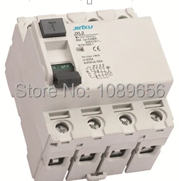 ID 63A 4 контактный электронный Тип RCCB Электрический выключатель утечки ELCB