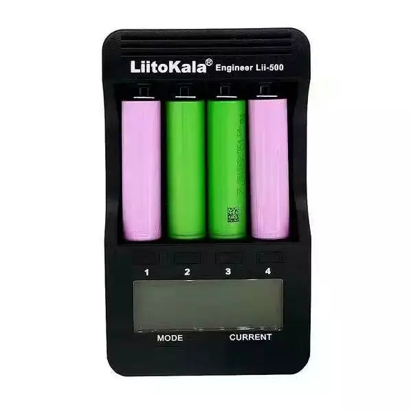 Зарядное устройство Liitokala lii 500 со светодиодным дисплеем для аккумуляторов 1 2 В/3
