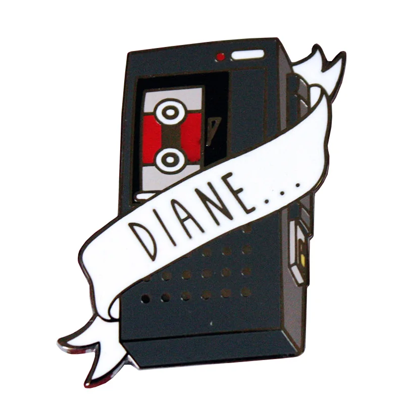 Twin Peaks Diane Tape Recorder эмалированный штифт|Булавки и значки| |