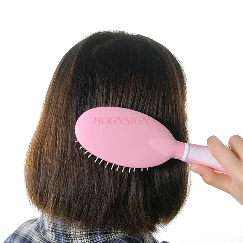 

Airbag Comb Portable Home Massage Cushion Anti Static Hair Cylinder Plastic Ribs Combs Styling Hairbrush Hairdressing Supplies