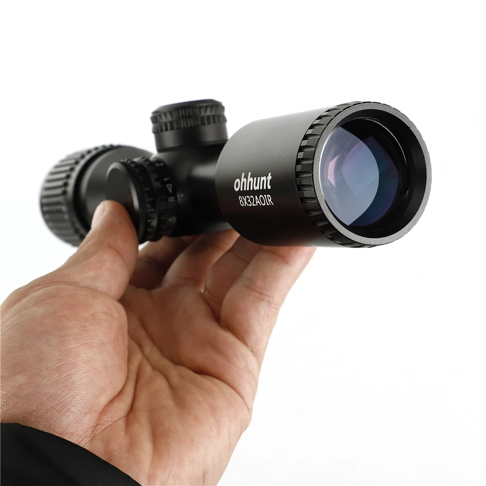 Ohhunt 8X32 AOIR компактные охотничьи Тактические оптические прицелы Mil Dot светящееся