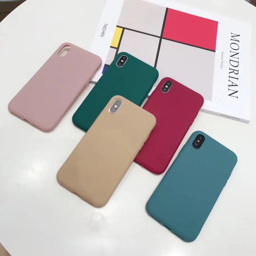 Morandi Цвет матовый Силиконовый чехол для huawei P20 PRO P10 Nova 4 3 s honor 9 10 mate 20 pro Nova4 Мягкий