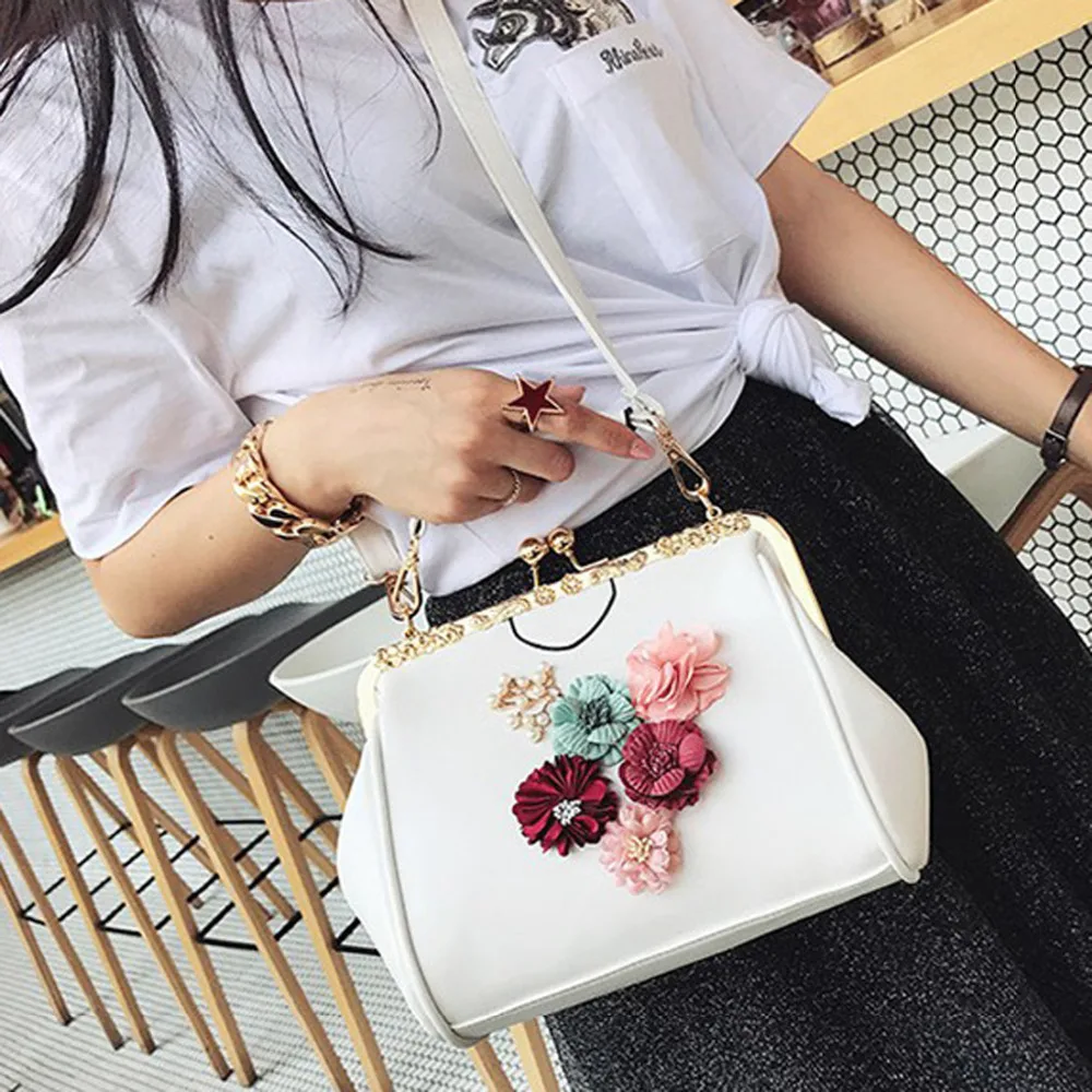 2018 Для женщин сумки в виде Металлической Рамки расшитые бисером сумка