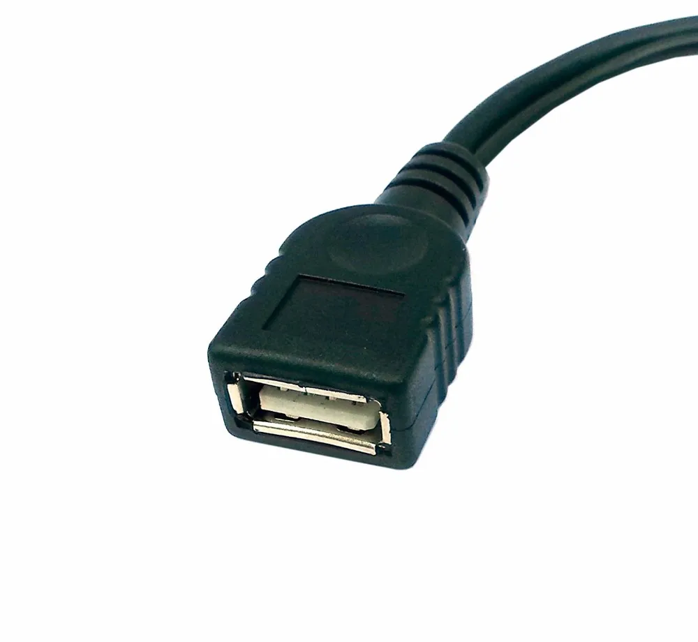 1 в 2 OTG Micro USB Host power Y Splitter адаптер для Mirco 5 Pin женский и мужской кабель черный Xiaomi Redmi