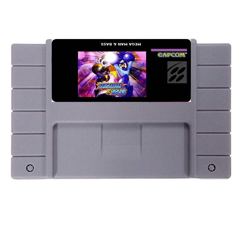 Save File 46 Pin 16 Bit NTSC игровой Картридж Megaman & Bass|Картриджи| |