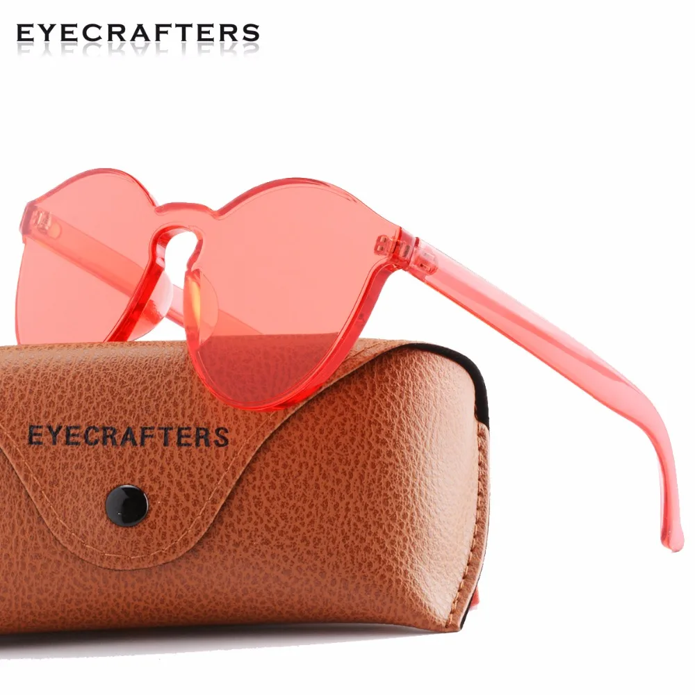 Кошачий глаз оттенки фирменный дизайн прозрачные линзы солнцезащитные очки