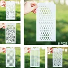 6 шт., бесшовные трафареты 12*24 см для скрапбукинга