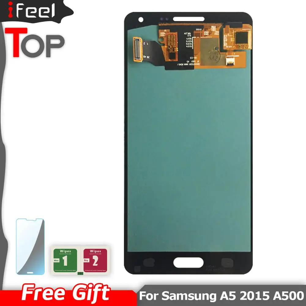 Super AMOLED A5 ЖК дисплей для SAMSUNG Galaxy 2015 A500FU A500 A500F A500M сенсорный экран дигитайзер