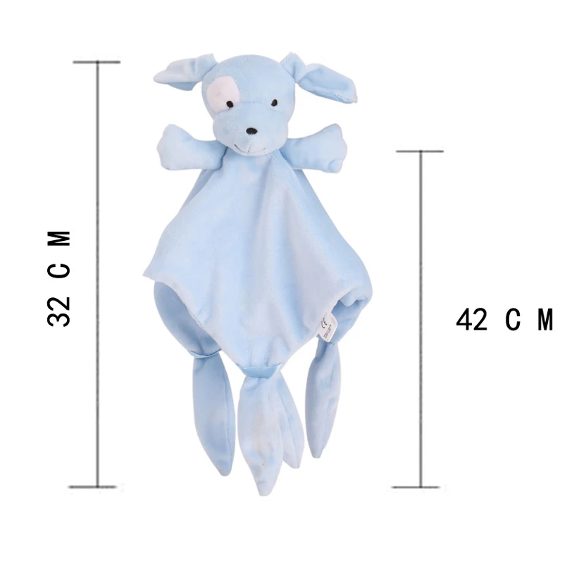 

2020 New Soft Appease Towel Baby Toys Soothe Reassure Sleeping Animal Blankie Towel Educational Rattles Clam Toy Bebes Toys Doll