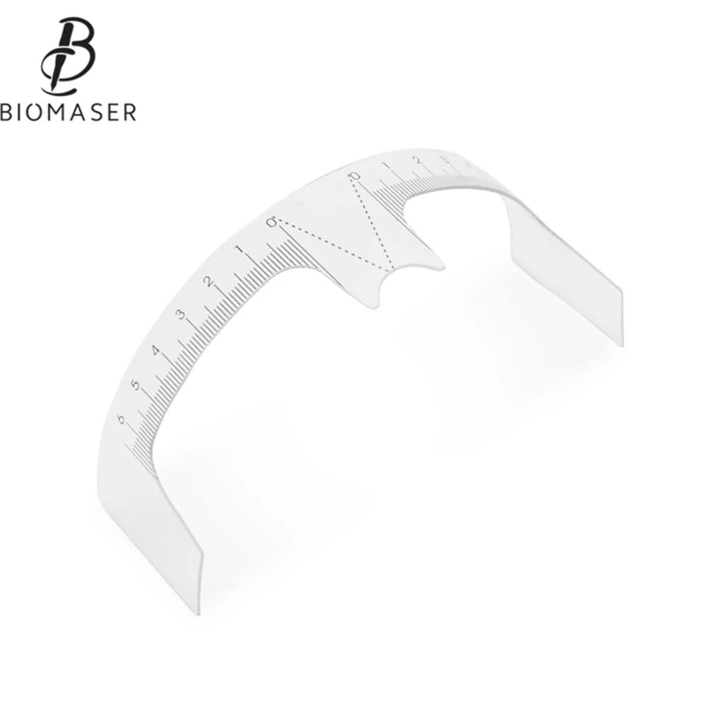 Biomaser мерная пластиковая линейка для бровей|eyebrow ruler|permanent makeup stencileyebrow permanent |