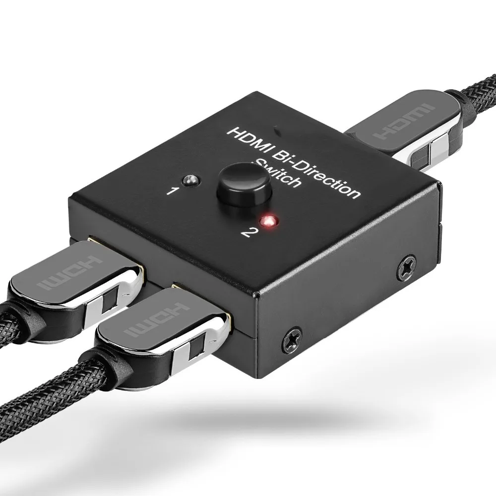 Puzhijie переключатель hdmi bi-directional 1x2 2x1 AB Переключатель Splitter HDCP поддерживает ultrahd 4 К 3D 1080 P HDMI Splitter