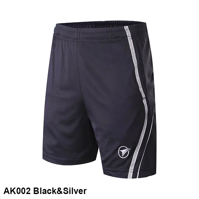 Ak002 sliver Мужские спортивные шорты для бега, женские новые быстросохнущие шорты для игры в теннис, бадминтон, настольный теннис, шорты для бега, фитнеса, тренажерного зала, тренировочные шорты, спортивная одежда - Цвет: Ak002 sliver