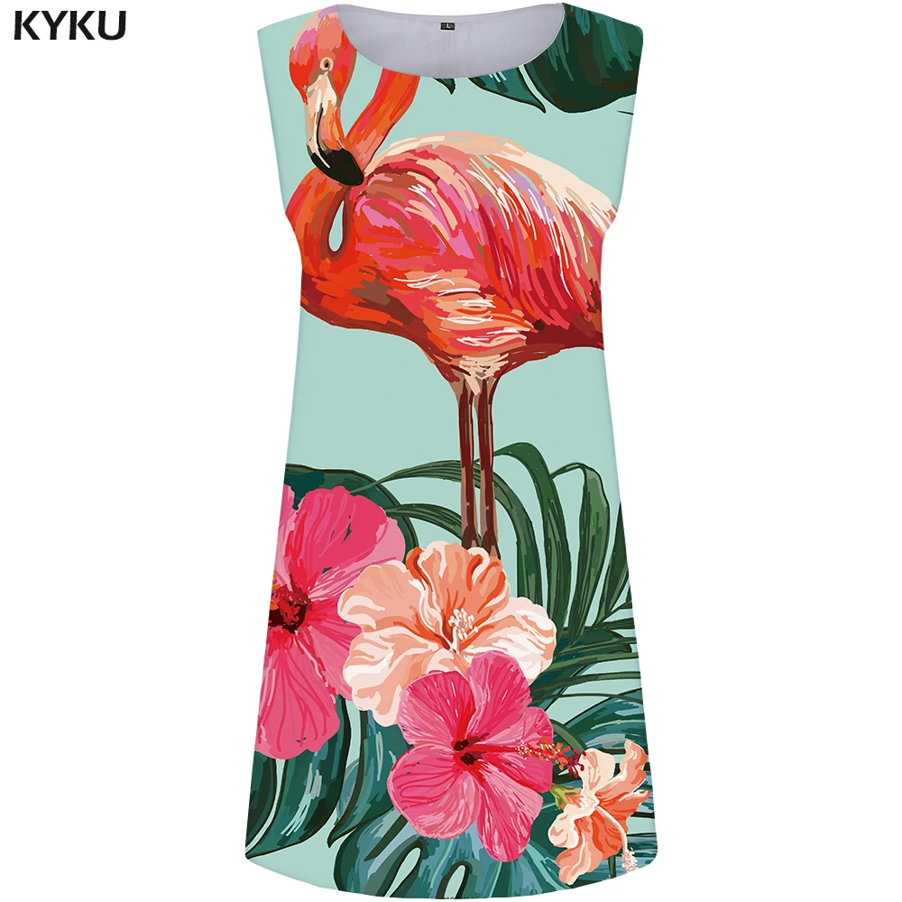 KYKU Lemon Dress Women Fruit Sundress Leaf Boho White Beach 3d Print Short Womens Clothing Summer Gothic Large Sizes