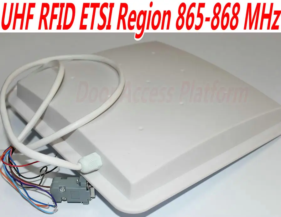 UHF RFID в ETSI области 8 м считыватель карт 865 868 МГц + RS232 Wiegand для системы контроллера